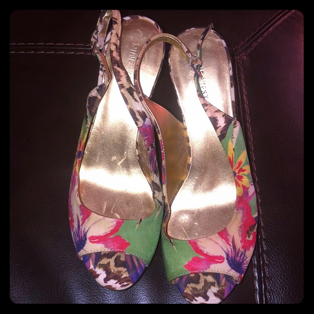 Beautiful Floral heels